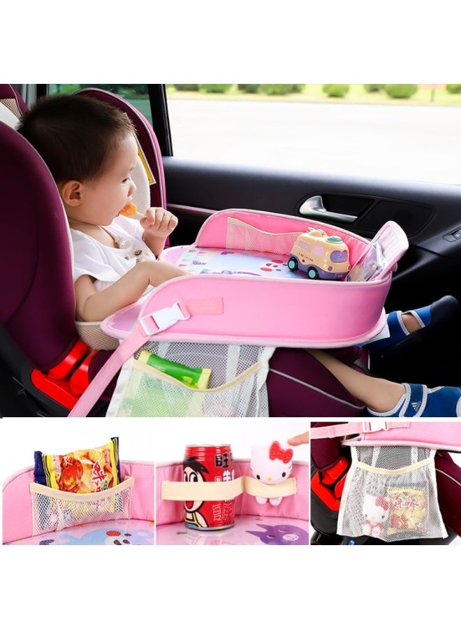 MostNow Kids Travel Tray for Toddler Car Seat, Kid Activity Desk for Air Travel,Car Trays for Kids Roadtrip Essentials,Carseat Table Tray for Kids Road Trip Activities - Image 4
