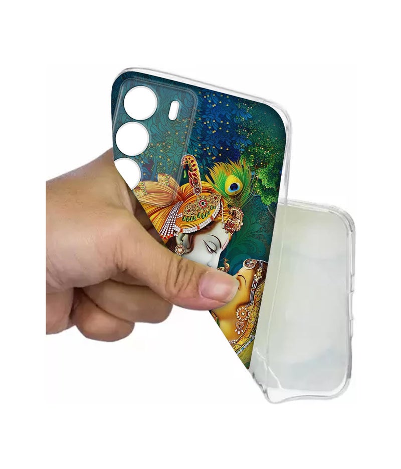 Casotec Radha Kishan Love Design Printed Silicon Soft TPU Back Case Cover for Realme C73 5G / C75 4G / C75 5G / Narzo 80 Lite 5G - Image 4