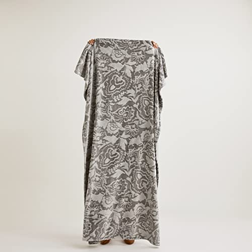 Vera Bradley Women's Plush Throw Blanket - Fleece, Java Galaxy Gray Tonal, One Size - Image 2