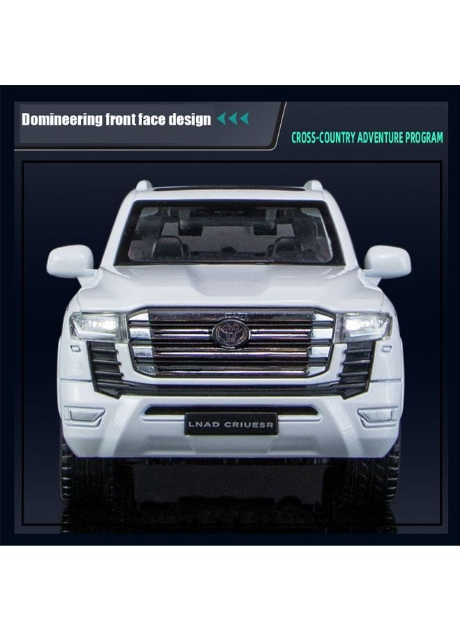 Beauenty - Land Cruiser Zinc Alloy Sound and Light Model Car 15.5x7x6cm - Image 1