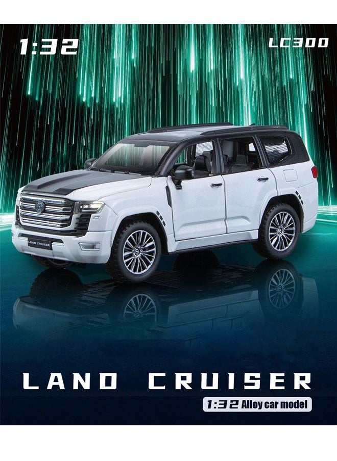 Beauenty - Land Cruiser Zinc Alloy Sound and Light Model Car 15.5x7x6cm - Image 1