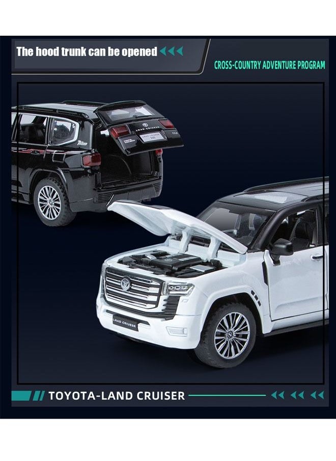Beauenty - Land Cruiser Zinc Alloy Sound and Light Model Car 15.5x7x6cm - Image 1