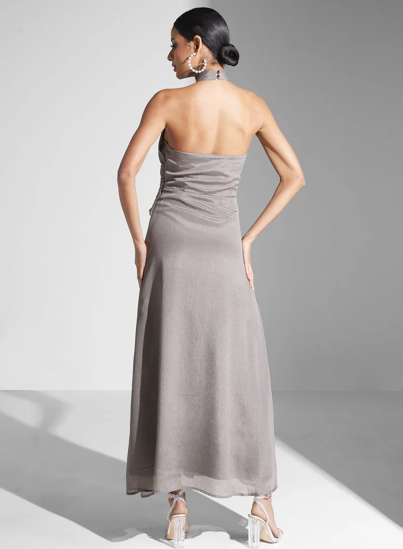 Ella Limited Edition Halter Neck Gown Dress