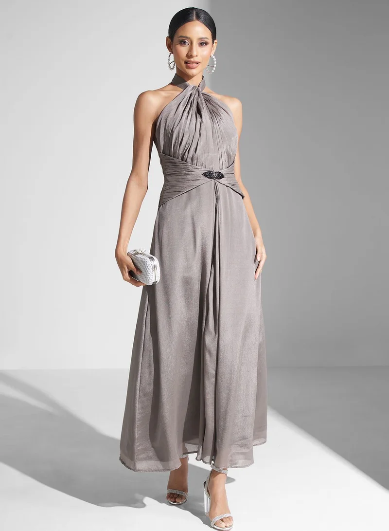 Ella Limited Edition Halter Neck Gown Dress