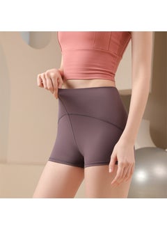Generic Alo High Waist Yoga Shorts Breathable Toning Purple 