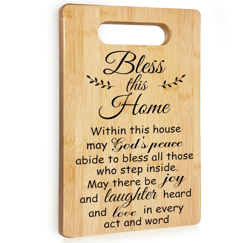 RYYCDOI House Warming Gifts New Home Women Bless this Home Cutting Board Hostess Gifts for Women New Home Gift Ideas for New Homeowner New Home Decor for Kitchen - Image 2