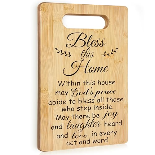 RYYCDOI House Warming Gifts New Home Women Bless this Home Cutting Board Hostess Gifts for Women New Home Gift Ideas for New Homeowner New Home Decor for Kitchen - Image 1