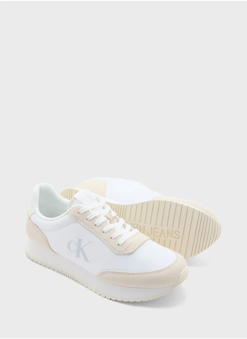 Calvin Klein Jeans Lace Up Low Top Sneakers