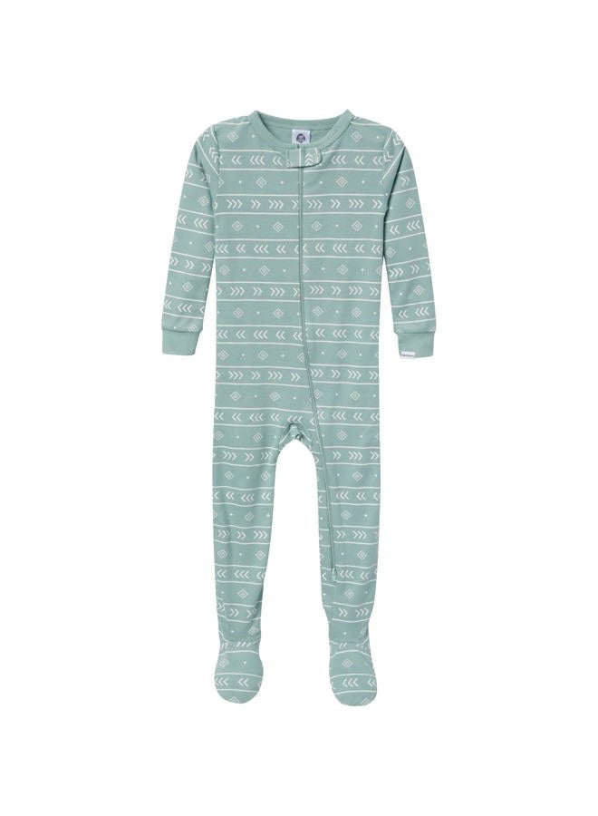 Gerber Baby-Boys 4-Pack Footed Pajamas, Desert Animals, 4T - Image 3