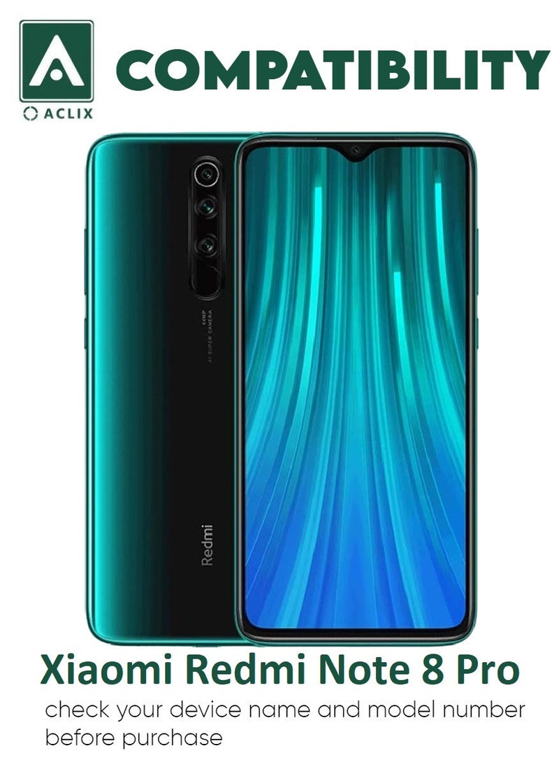 ACLIX 2 Pieces Antistatic ESD Dustproof Premium Quality High Definition Tempered Glass Screen Protector Designed For Xiaomi RedmiNote 8 Pro - Image 3