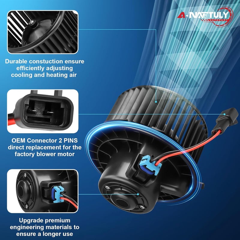 A-NAFTULY AC Blower Motor Fan Replacement for Chevy and GMC Vehicles - Image 4
