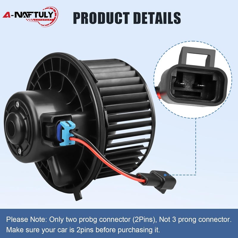 A-NAFTULY AC Blower Motor Fan Replacement for Chevy and GMC Vehicles - Image 5