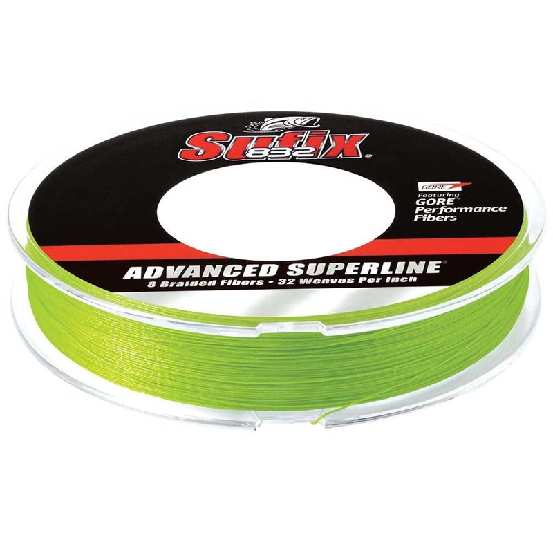 Sufix 832 Braid 300 yd Line, Neon Lime, 15 lb (660-115L) - Image 2