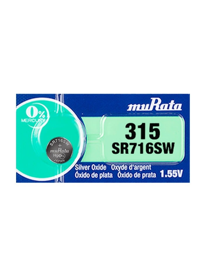 1 Piece 315 Battery SR716SW 1.55V Silver Oxide