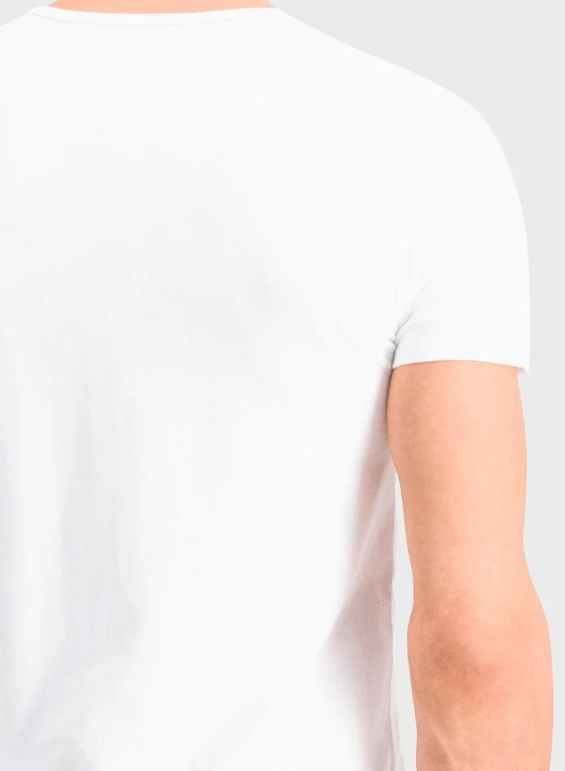 PUMA 2 Pack Basic Logo T-Shirt