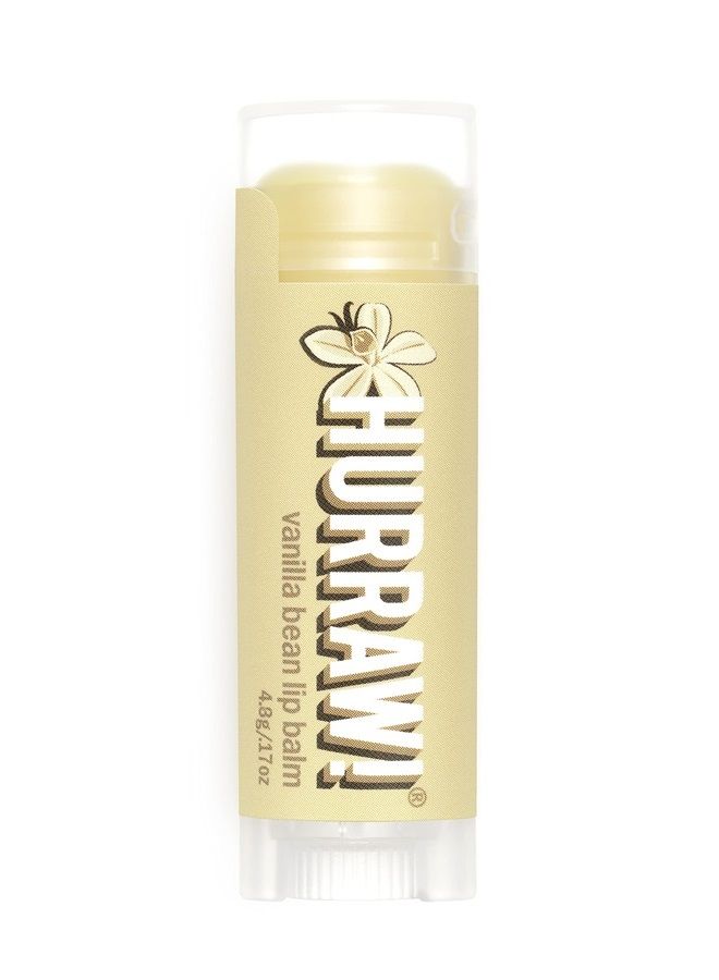 Hurraw! Balm Hurraw! Vanilla Bean Lip Balm: Organic, Certified Vegan, Cruelty and Gluten Free. Non-GMO, 100% Natural Ingredients. Bee, Shea, Soy and Palm Free. Made in USA - Image 1