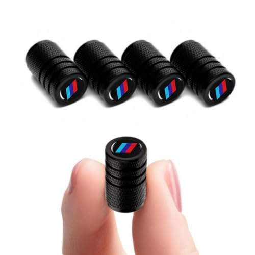 QOMAGO Car M 3 Color Tire Valve stem Covers Tire Valve Stem Caps Metal Material Compatible with X1 X3 X4 X5 X6 X7 3 5 7 Series M3 M4 M5 M6 and More - Image 5