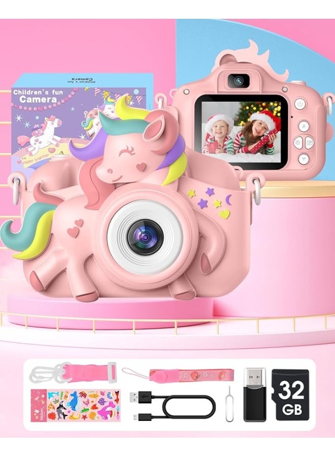 Gofunly Kids Camera for 3-8 Years Old Toddlers Childrens Boys Girls Selfie Camera 20.0 MP HD 1080P IPS Screen Dual Digital Toy Camera for Kids Christmas Birthday Gifts - Image 2
