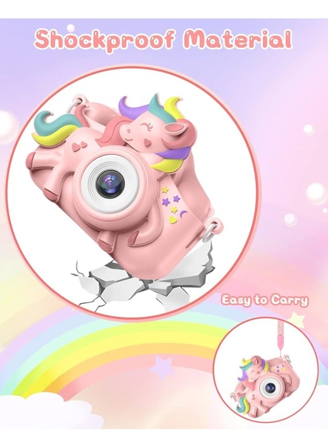 Gofunly Kids Camera for 3-8 Years Old Toddlers Childrens Boys Girls Selfie Camera 20.0 MP HD 1080P IPS Screen Dual Digital Toy Camera for Kids Christmas Birthday Gifts - Image 3