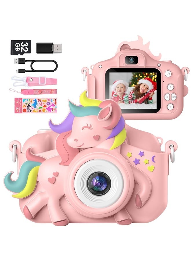Gofunly Kids Camera for 3-8 Years Old Toddlers Childrens Boys Girls Selfie Camera 20.0 MP HD 1080P IPS Screen Dual Digital Toy Camera for Kids Christmas Birthday Gifts - Image 5