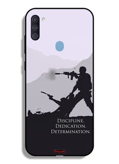 Tolwak Samsung Galaxy A11 Protective Case Cover Discipline Dedication Determination  - Image 1