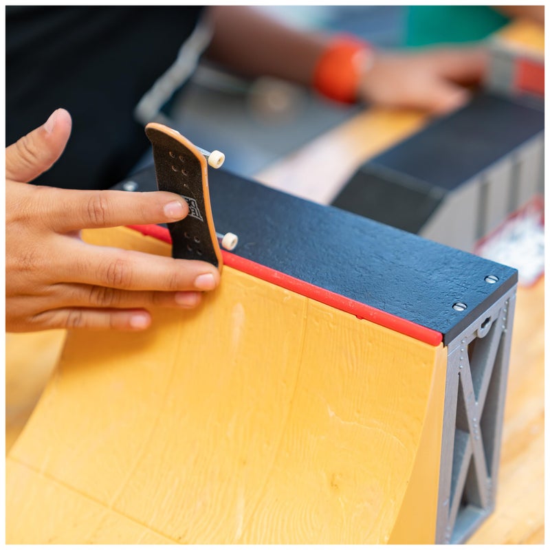 TECH DECK, Ultimate 20-Inch Half-Pipe Ramp Playset and Exclusive Primitive Pro Fingerboard, Kids Toys for Boys and Girls Ages 6 and up - Image 5