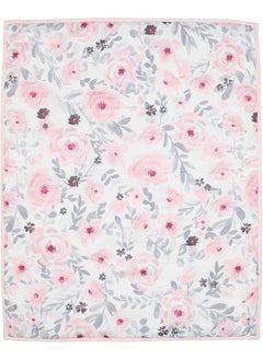 Bedtime Originals Bedtime Originals Blossom Pink Watercolor Floral 3-Piece Mini Crib Bedding Set  - Image 4