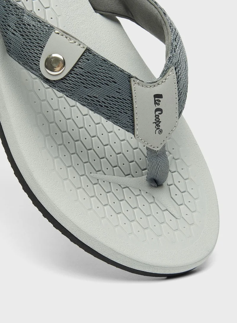 Lee Cooper Logo Flip Flops