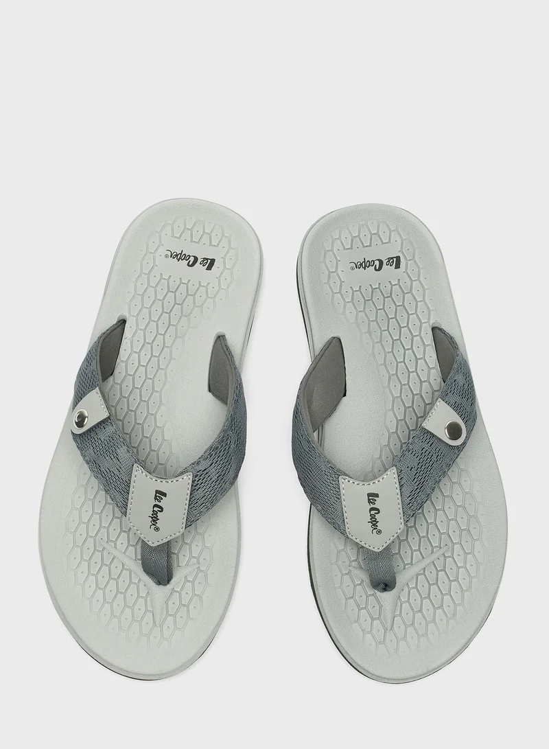 Lee Cooper Logo Flip Flops