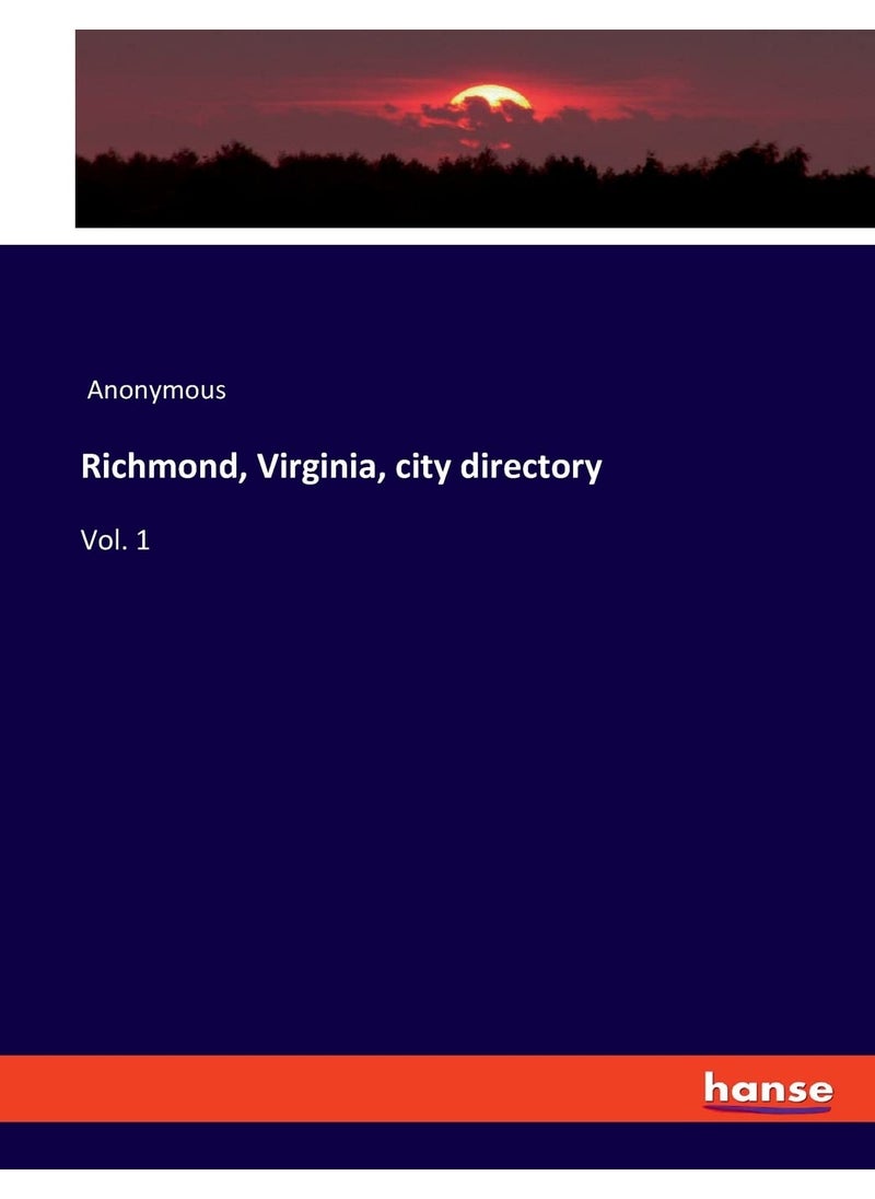 Richmond, Virginia, city directory: Vol. 1  - Image 1
