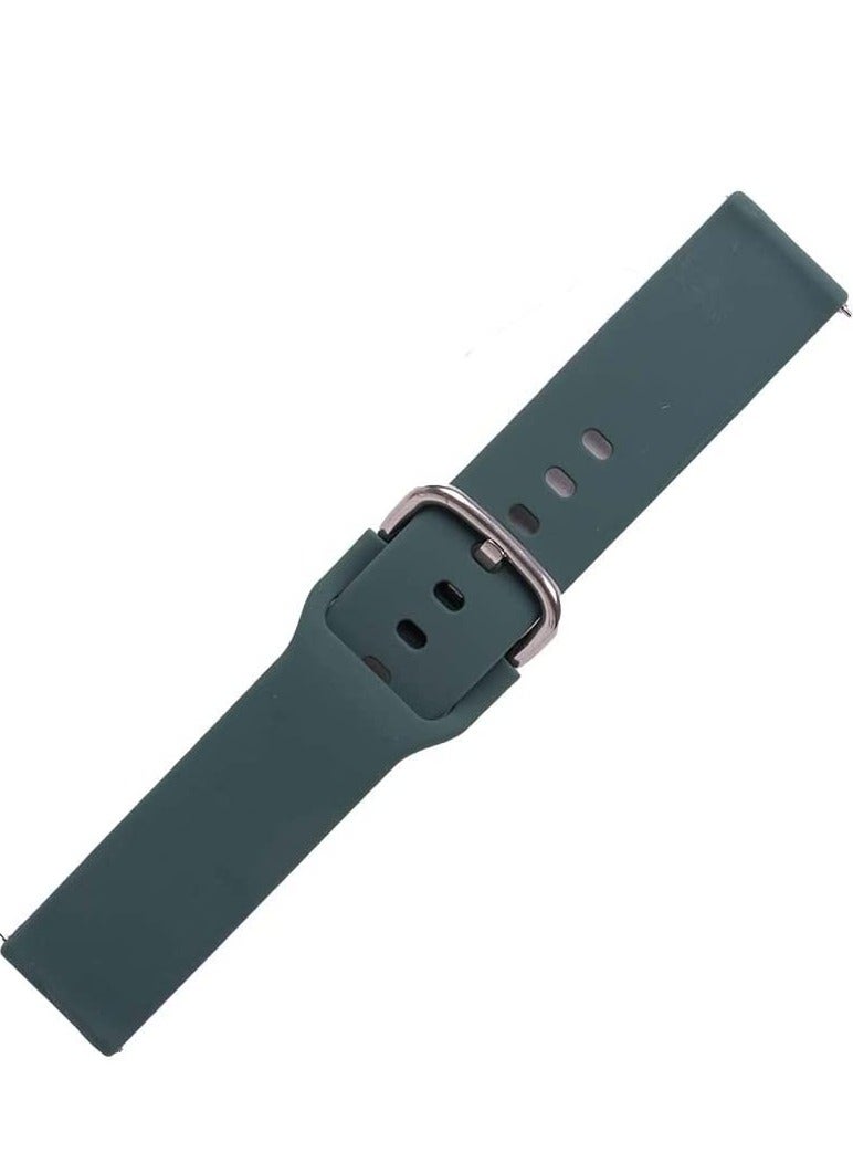 Sports Strap Silicone 22mm With A Quick Release Buckle Strap Compatible with Xiaomi Redmi Watch 5 Active/Redmi Watch 5 Lite, 22mm For - Smart Watch Green - Image 2