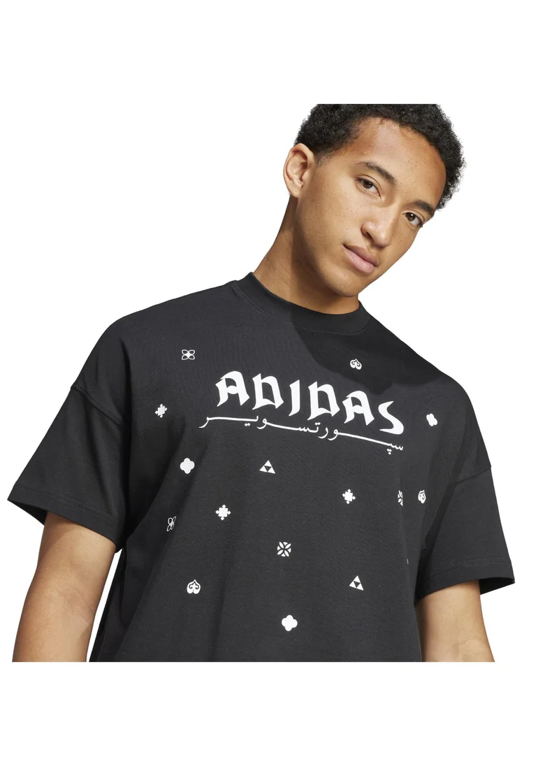 Adidas Bloom Sky Print T-Shirt