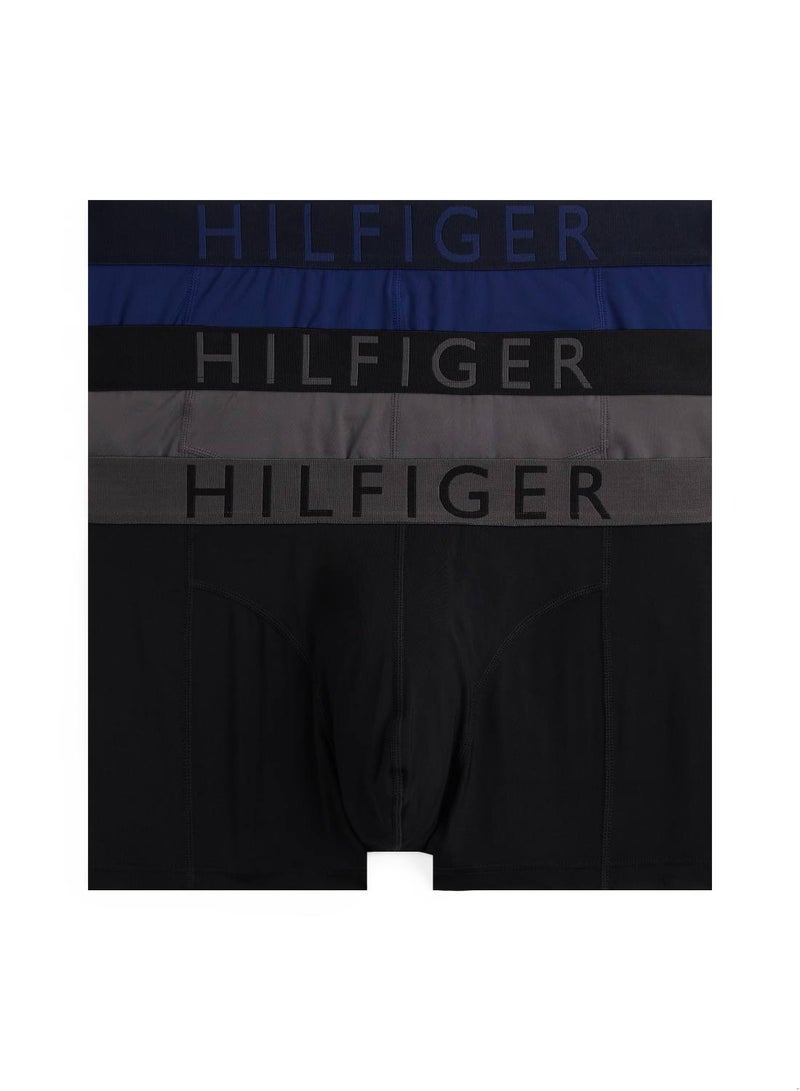 تومي هيلفيغر طقم 3 سراويل داخلية بالشعار - Image 1