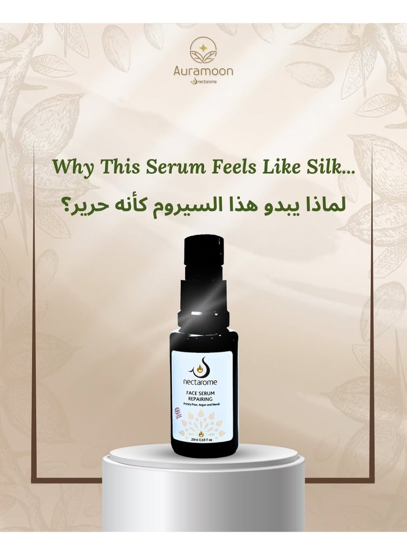 Auramoon Nectarome FACE SERUM Prickly Pear Argan and Neroli - Image 5