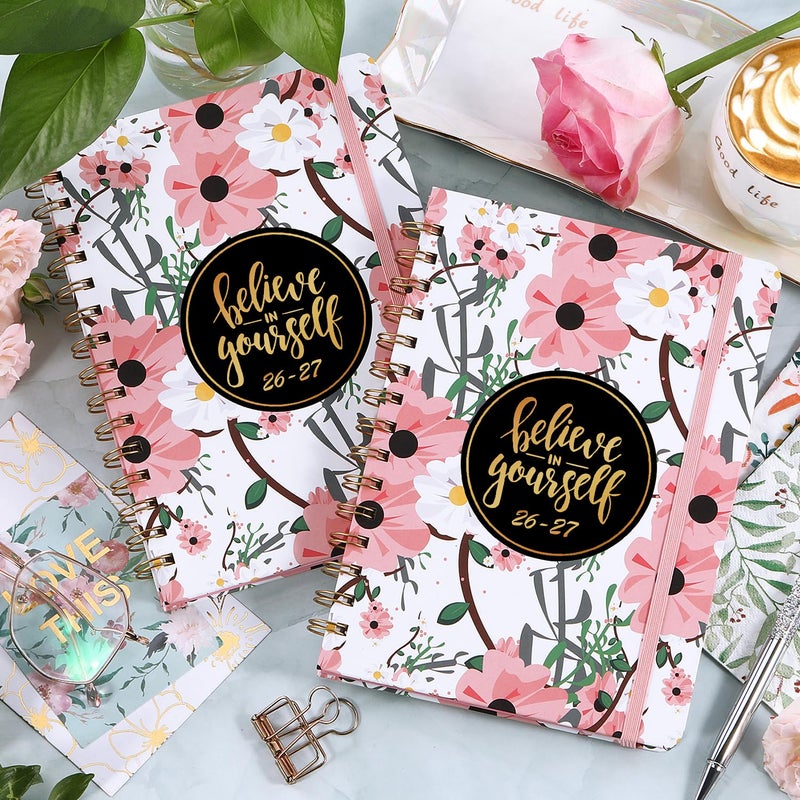 MaaIbok 2026-2027 Planner - Weekly & Monthly Planner 2026-2027 with Tabs, 6.4" x 8.5", Jul 2026 - Jun 2027, Hardcover, Strong Binding, Thick Paper, Back Pocket, Elastic Closure, Inspirational Quotes - Image 2