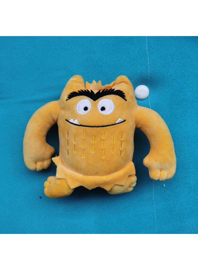 Cute Expression Doll Little Monster Plush Toy Yellow 13Cm - Image 3