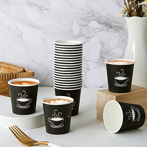TV TOPVALUE 600 Pack 4 oz Paper Cups, Small Disposable Coffee Cups, Paper Espresso Cups, Hot/Cold Drinking Cups for Party, Picnic, Travel and Events - Image 5
