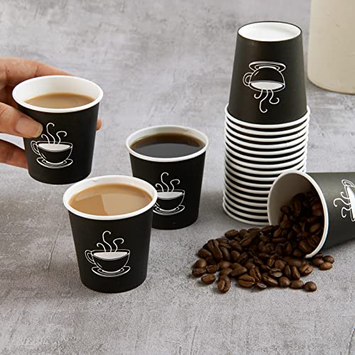 TV TOPVALUE 600 Pack 4 oz Paper Cups, Small Disposable Coffee Cups, Paper Espresso Cups, Hot/Cold Drinking Cups for Party, Picnic, Travel and Events - Image 4