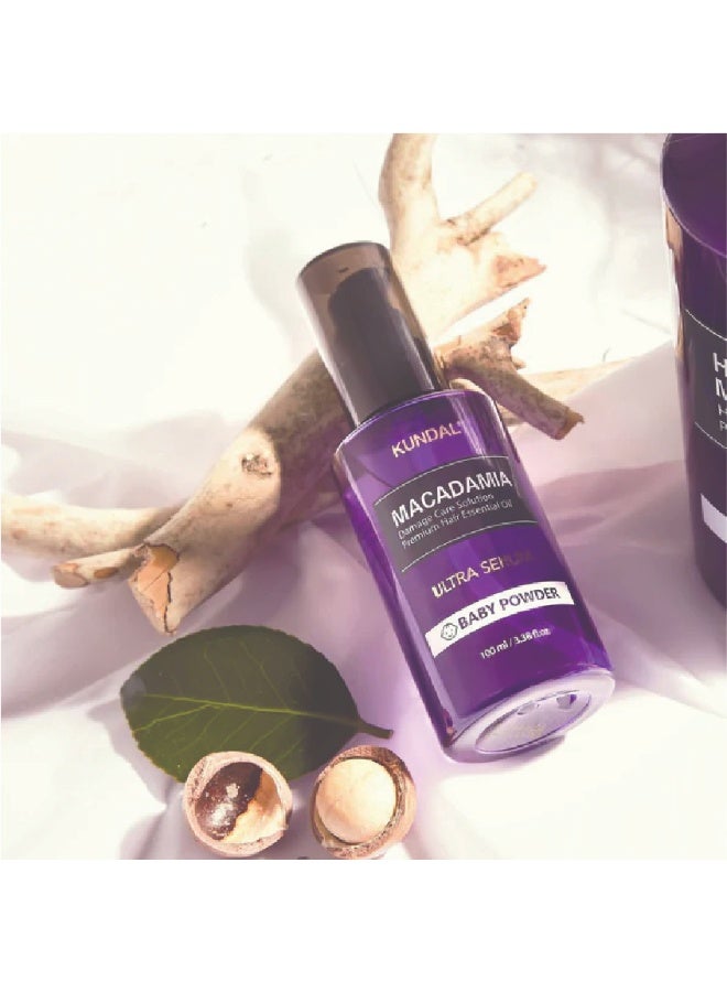 KUNDAL Macadamia Ultra Serum - Baby Powder 100ml - Image 2