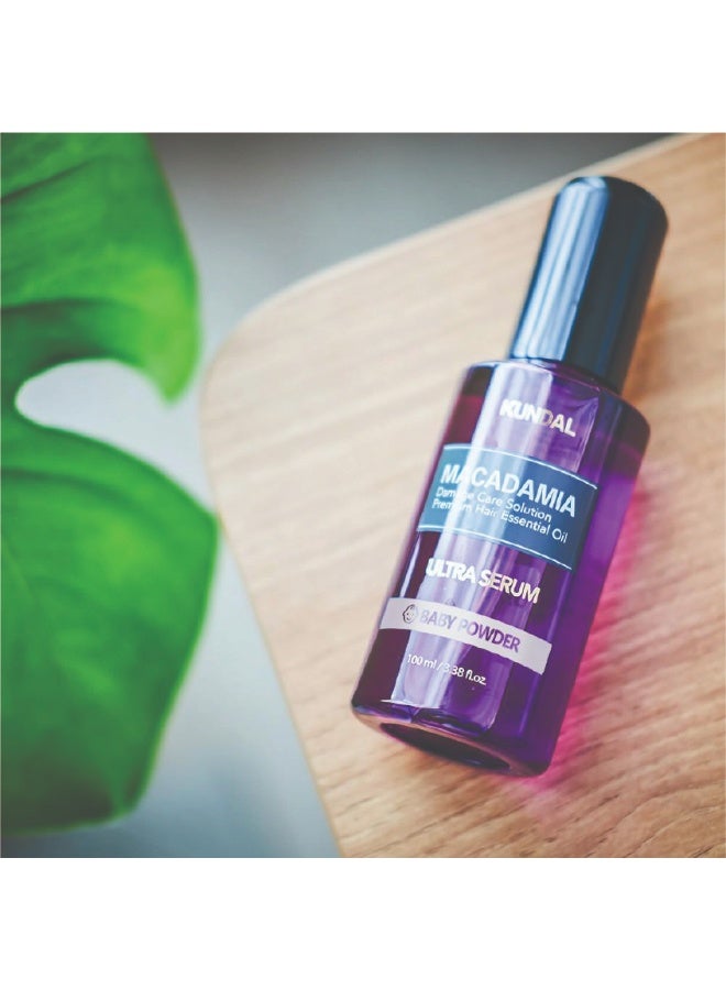 KUNDAL Macadamia Ultra Serum - Baby Powder 100ml - Image 4