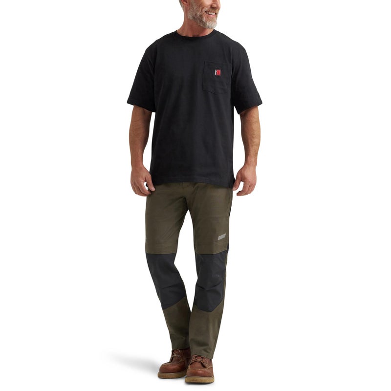 Wrangler Short Sleeve Pocket T-Shirt, Black, Large - Image 3