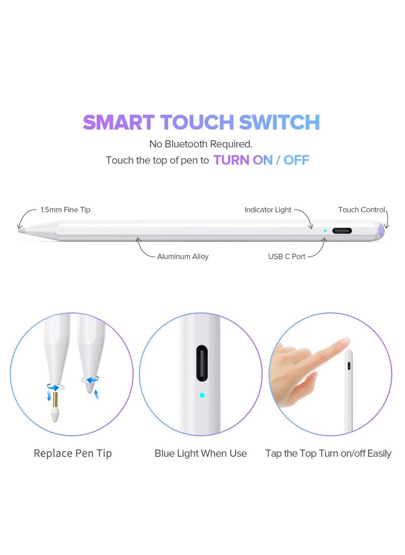 JAMJAKE - Stylus Pen for Ipad With Palm Rejection Active Pencil - Image 1