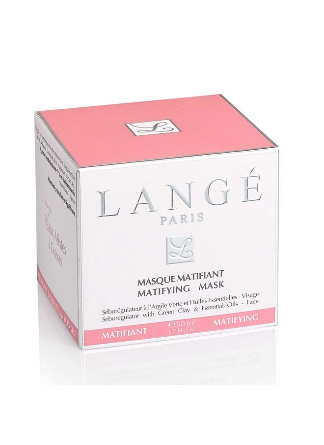 Lange Paris - Lange Matifying Face Mask Purifies Regenerates And Softens Absorbs Excess Sebum On Skin Surface Promotes Receptivity Of Products Used After Suitable For Mixed To Oily Skin Types 1.7 Oz - Image 1