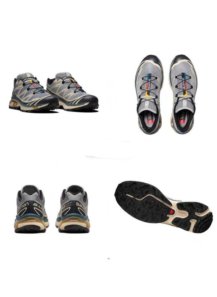 Salomon Salomon Men's and Women's Outdoor Mesh Breathable Couple Functional Sports Casual Shoes XT-6  - Image 2