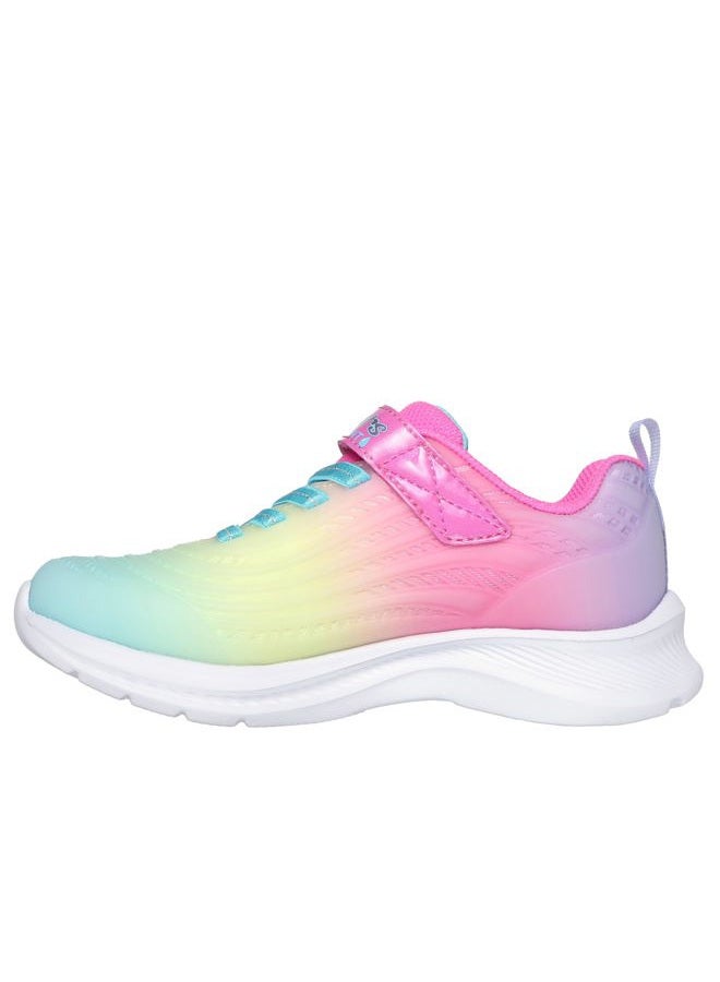 SKECHERS Unisex-Child Jumpsters -Blurred Dream Sneaker Pink/Multi 12 Little Kid, 28.5 EU - Image 5