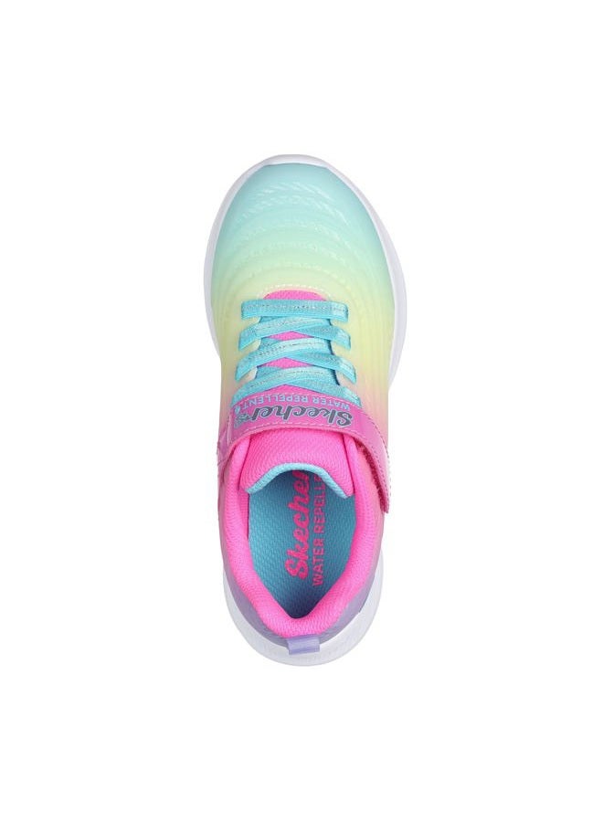 SKECHERS Unisex-Child Jumpsters -Blurred Dream Sneaker Pink/Multi 12 Little Kid, 28.5 EU - Image 2
