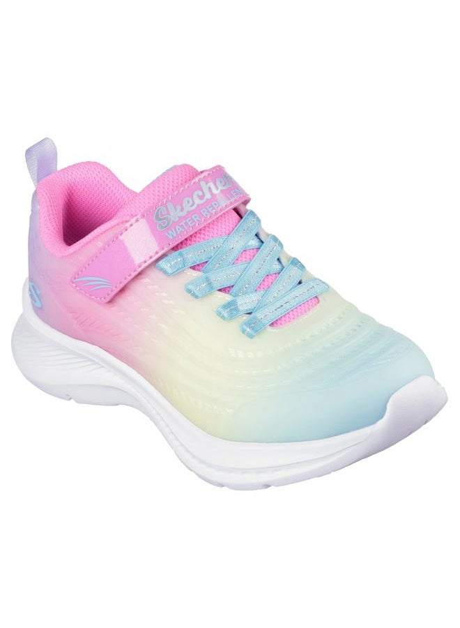 SKECHERS Unisex-Child Jumpsters -Blurred Dream Sneaker Pink/Multi 12 Little Kid, 28.5 EU - Image 4