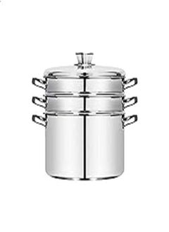 El Dahan Saute Pot Set with Handle, 24 cm - Silver