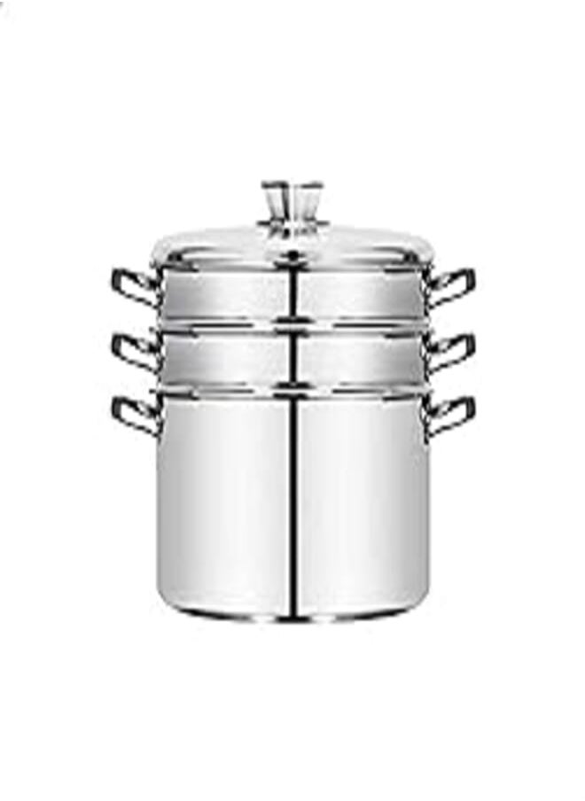 El dahan - El Dahan Saute Pot Set with Handle, 24 cm - Silver - Image 1