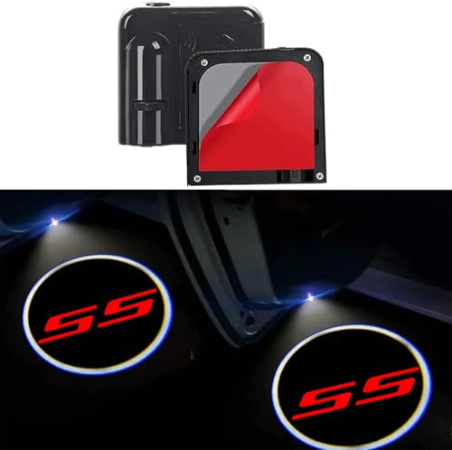 NOCLTY 2PCS Never Fade Door Lights Logo,Courtesy LED Welcome Light Lamps fit for Camaro Accessories - Image 2